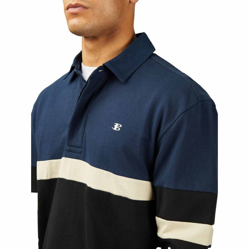 Ben Sherman Colour Block Rugby image number 2